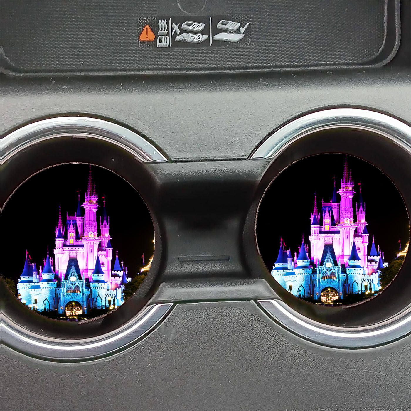 Beautiful Disney Castle Car Coasters