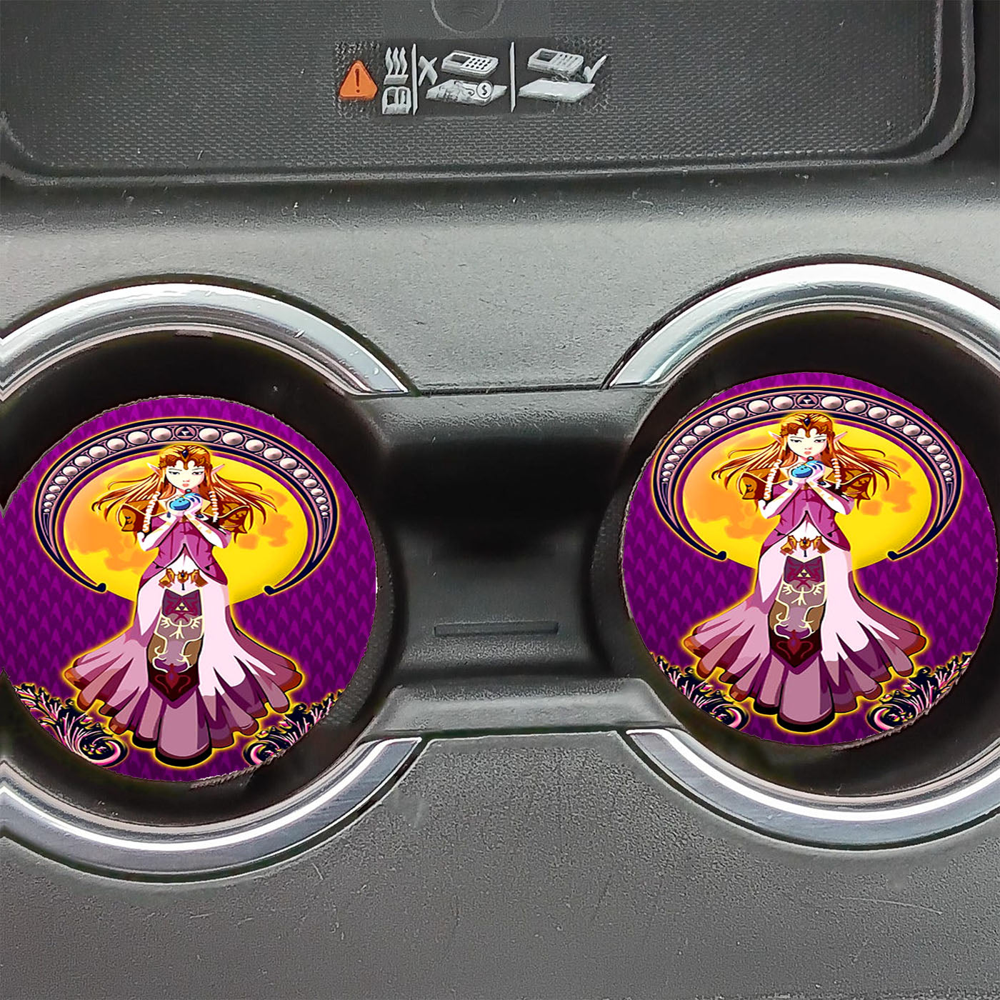 Beautiful Zelda Car Coasters