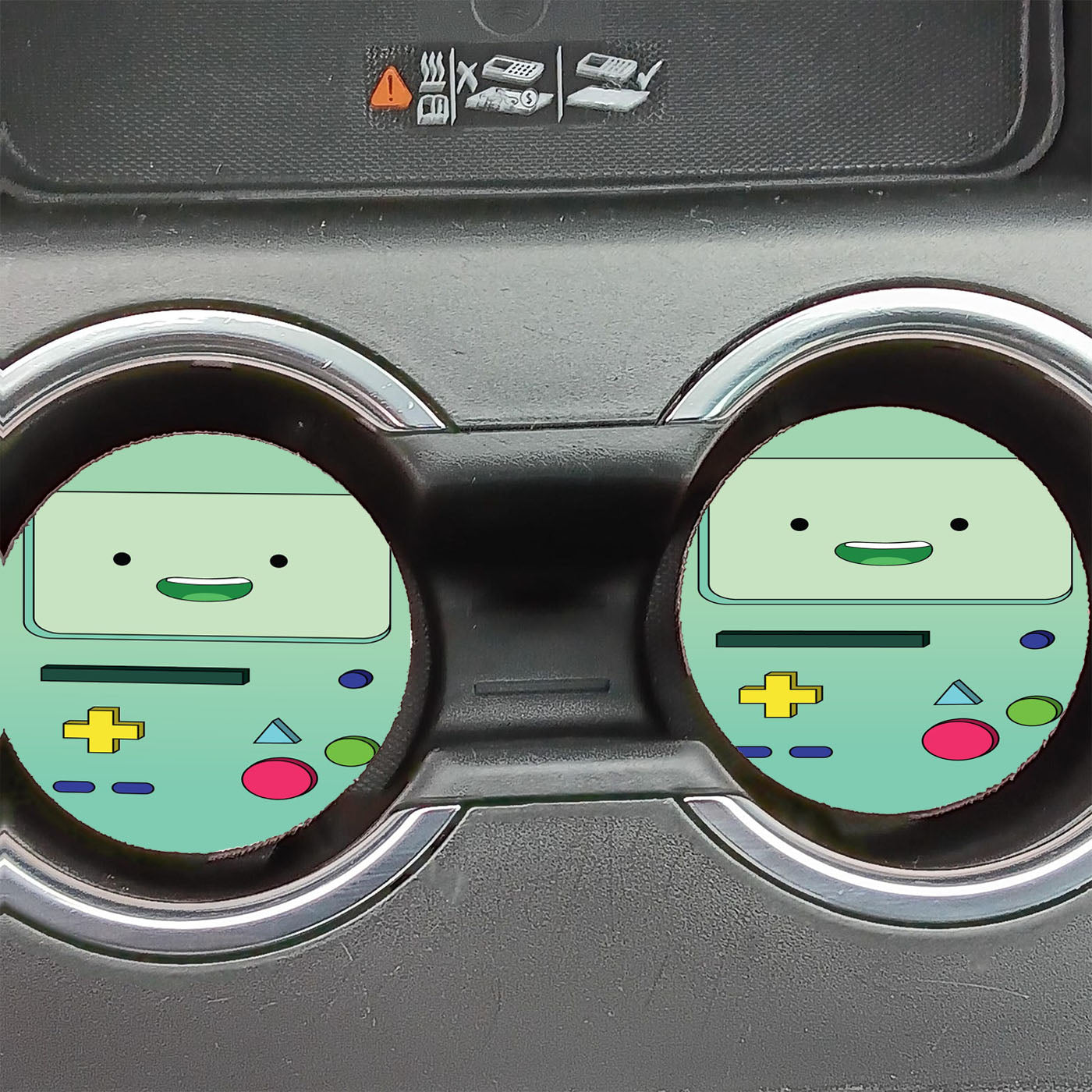 Beemo Game Adventure Time Wallpaper Car Coasters