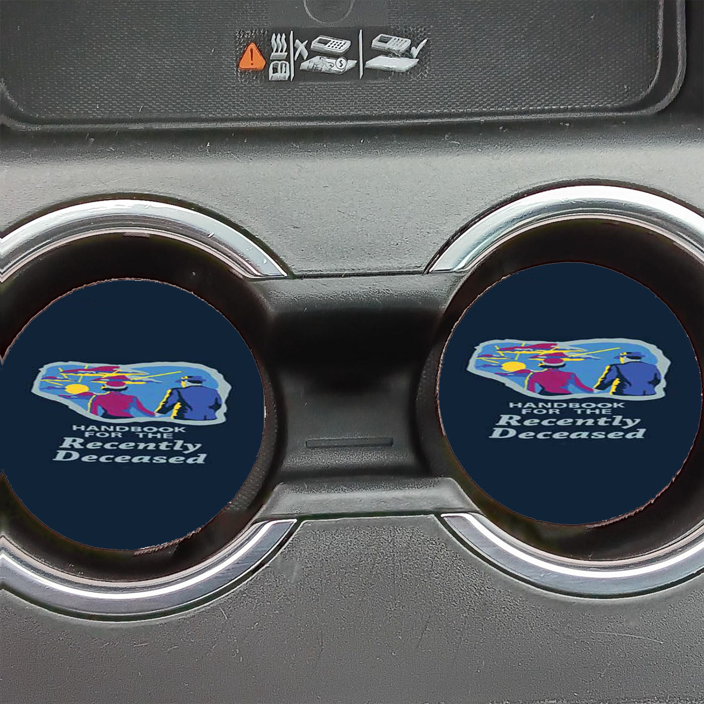 Beetlejuice Handbook For The Recently Deceased Car Coasters