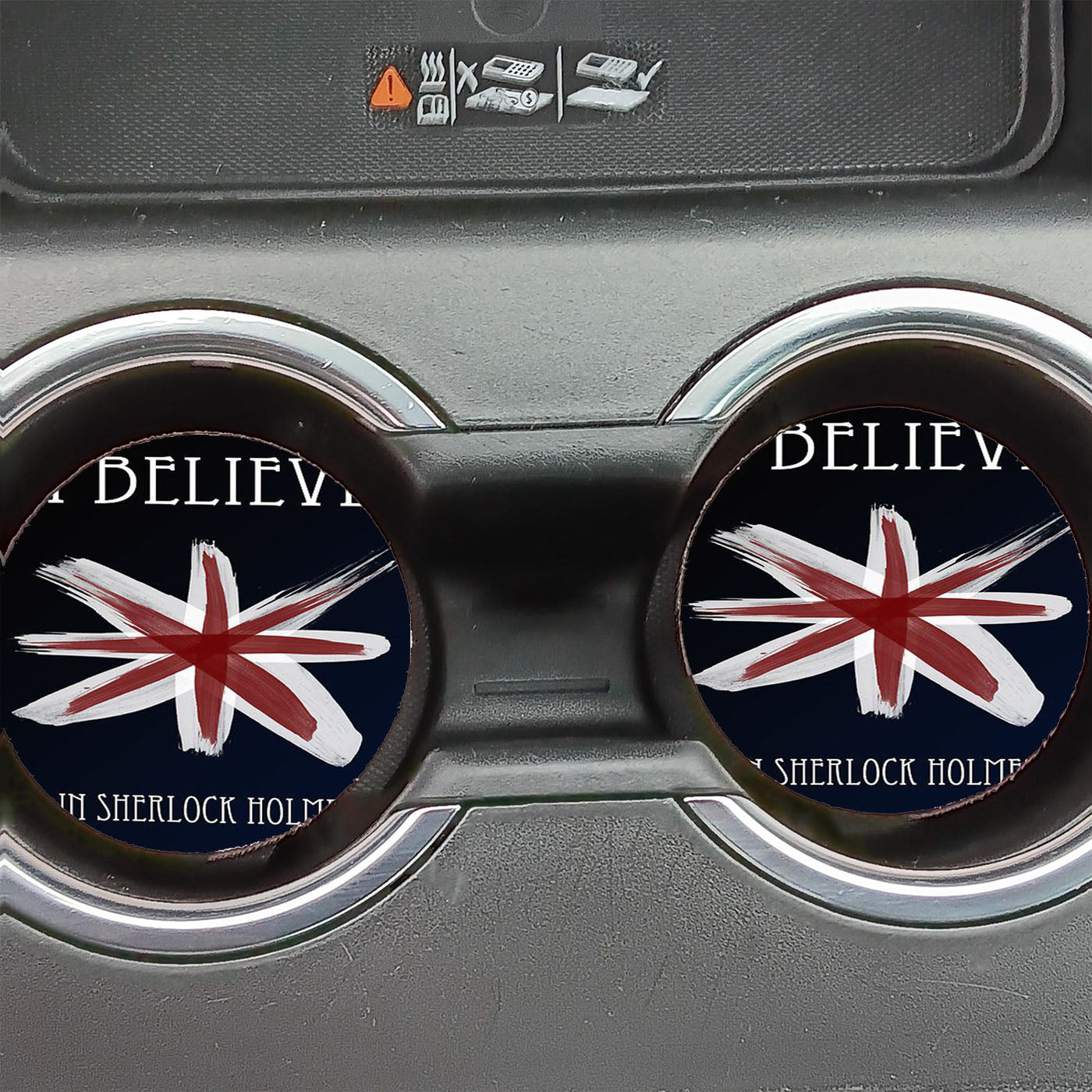 Believe In Sherlock Holmes Car Coasters