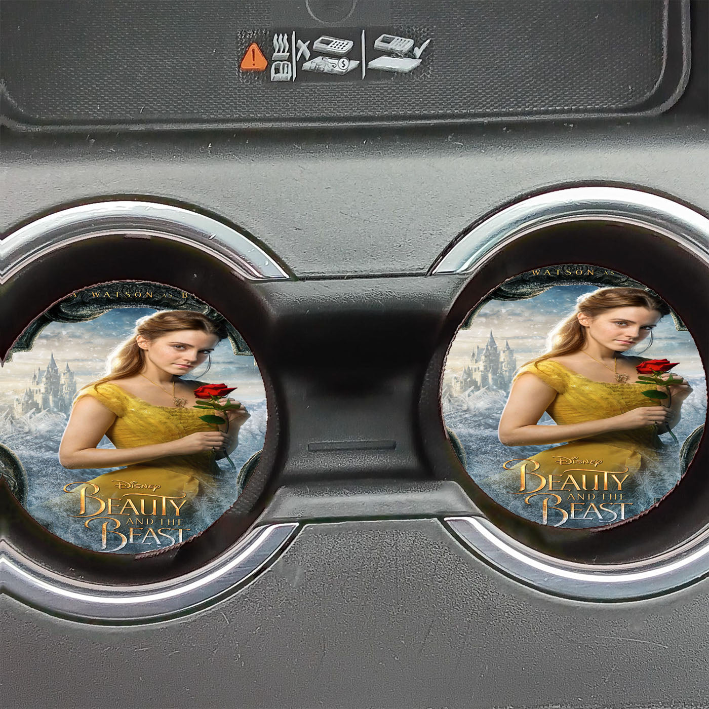 Belle Wallpaperbeauty And The Beast Car Coasters