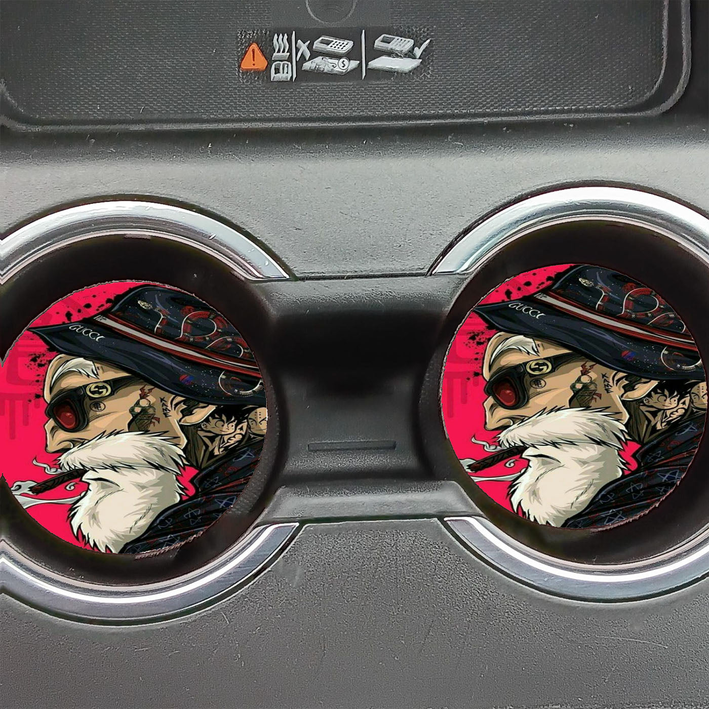 Bem Gangster Goku Car Coasters