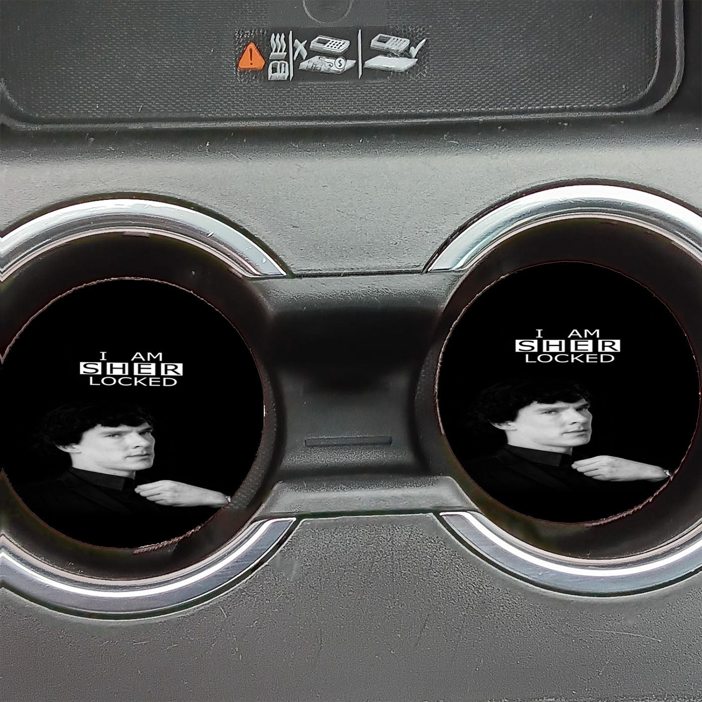 Benedict Cumberbatch Sherlock Holmes Car Coasters