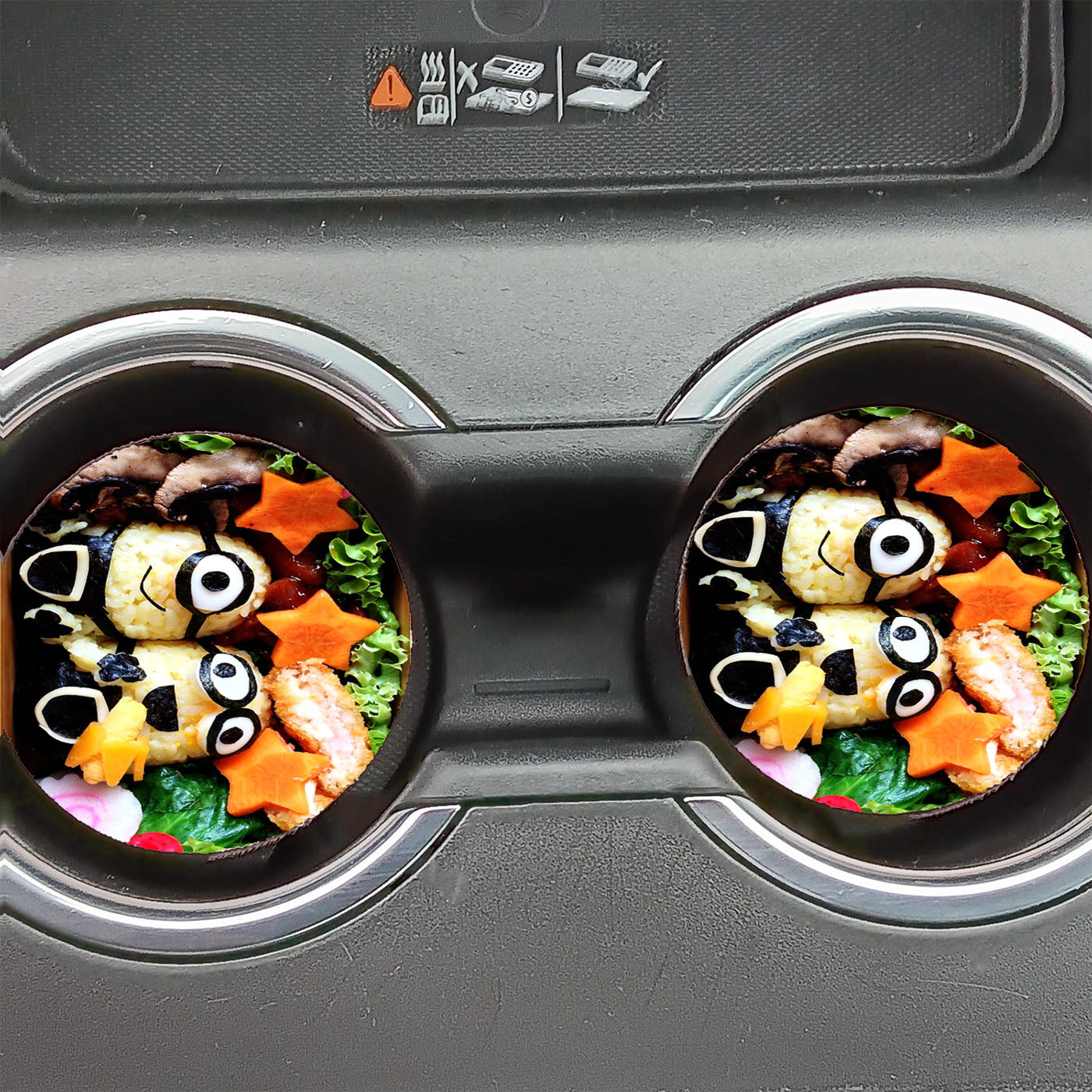 Bento Minion Car Coasters