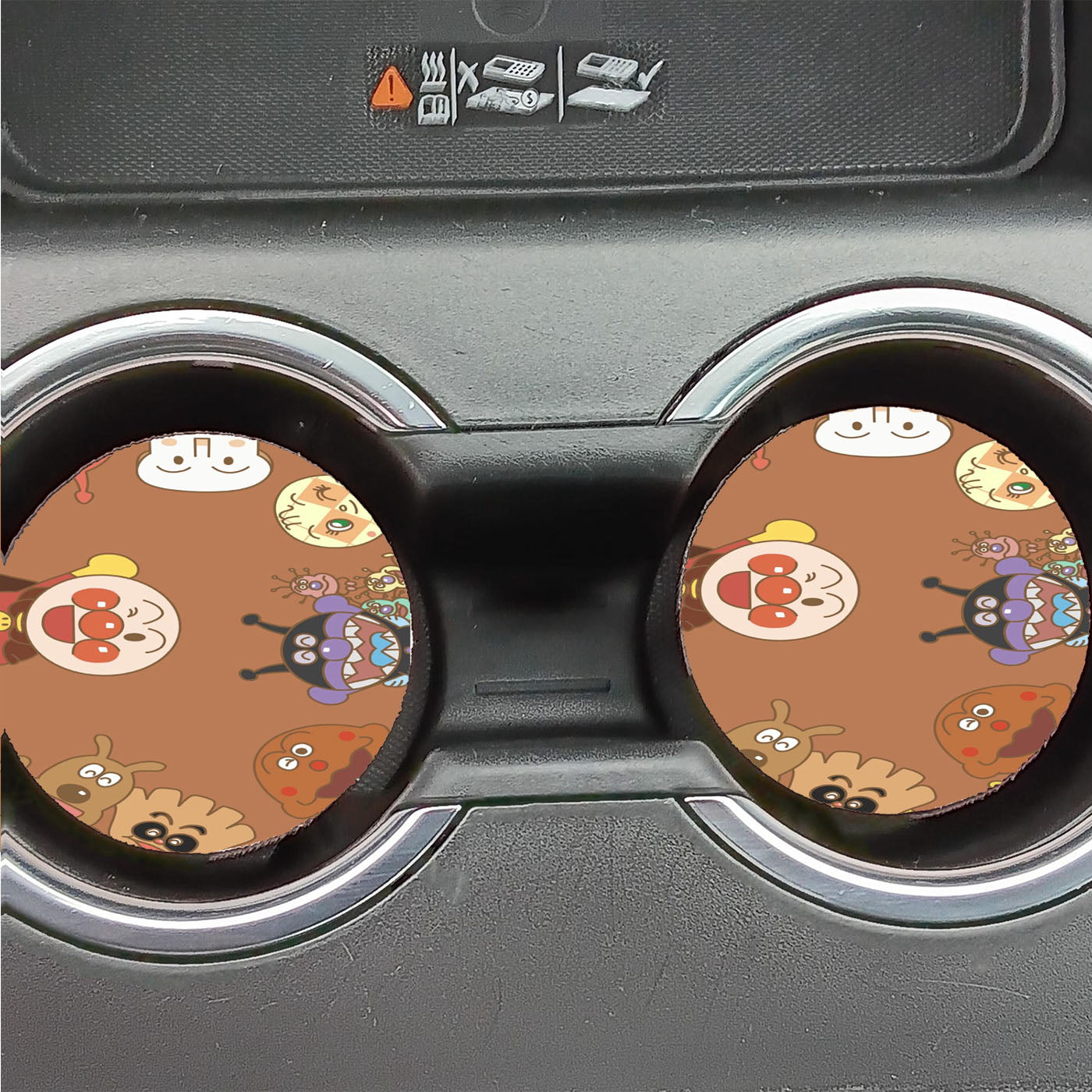 Best Cute Anpanman Wallpaper Car Coasters