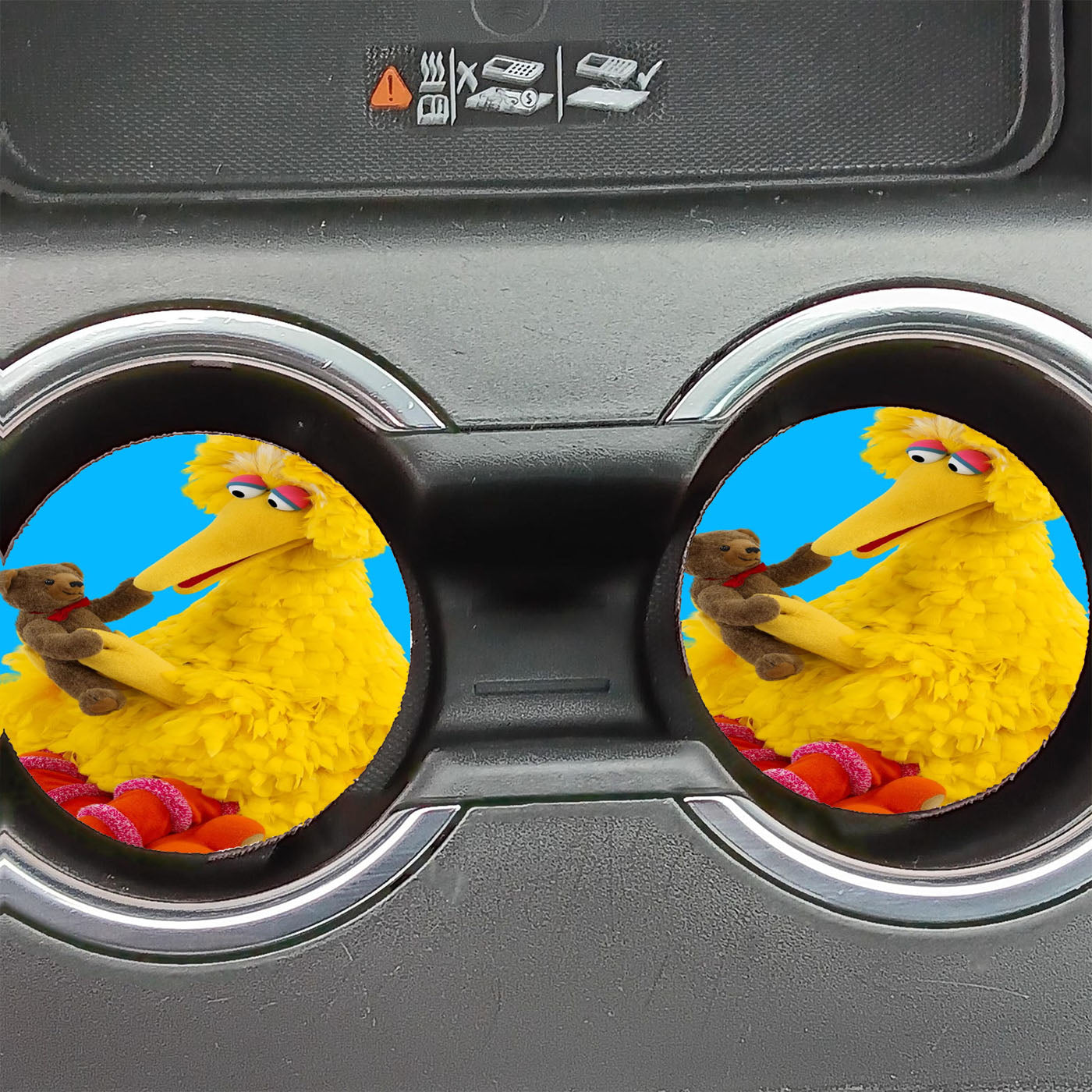 Big Bird Muppets Car Coasters