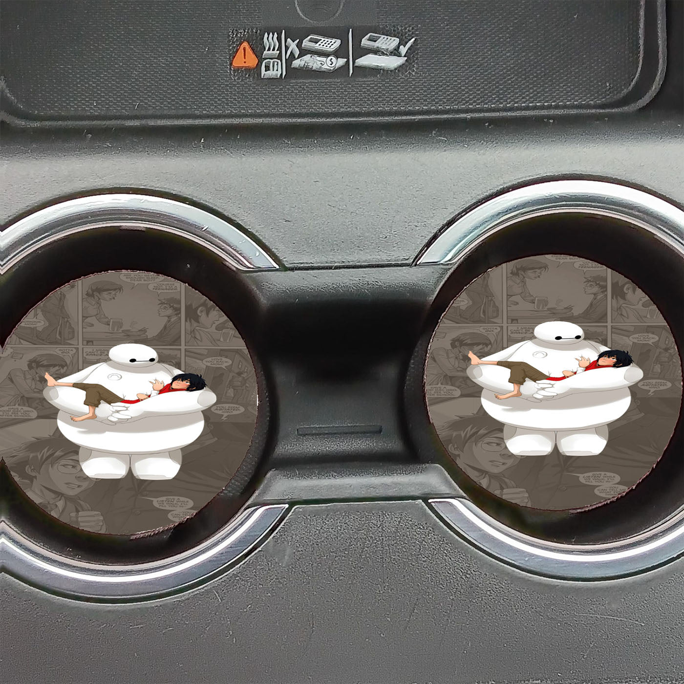 Big Hero 6 Comic Car Coasters