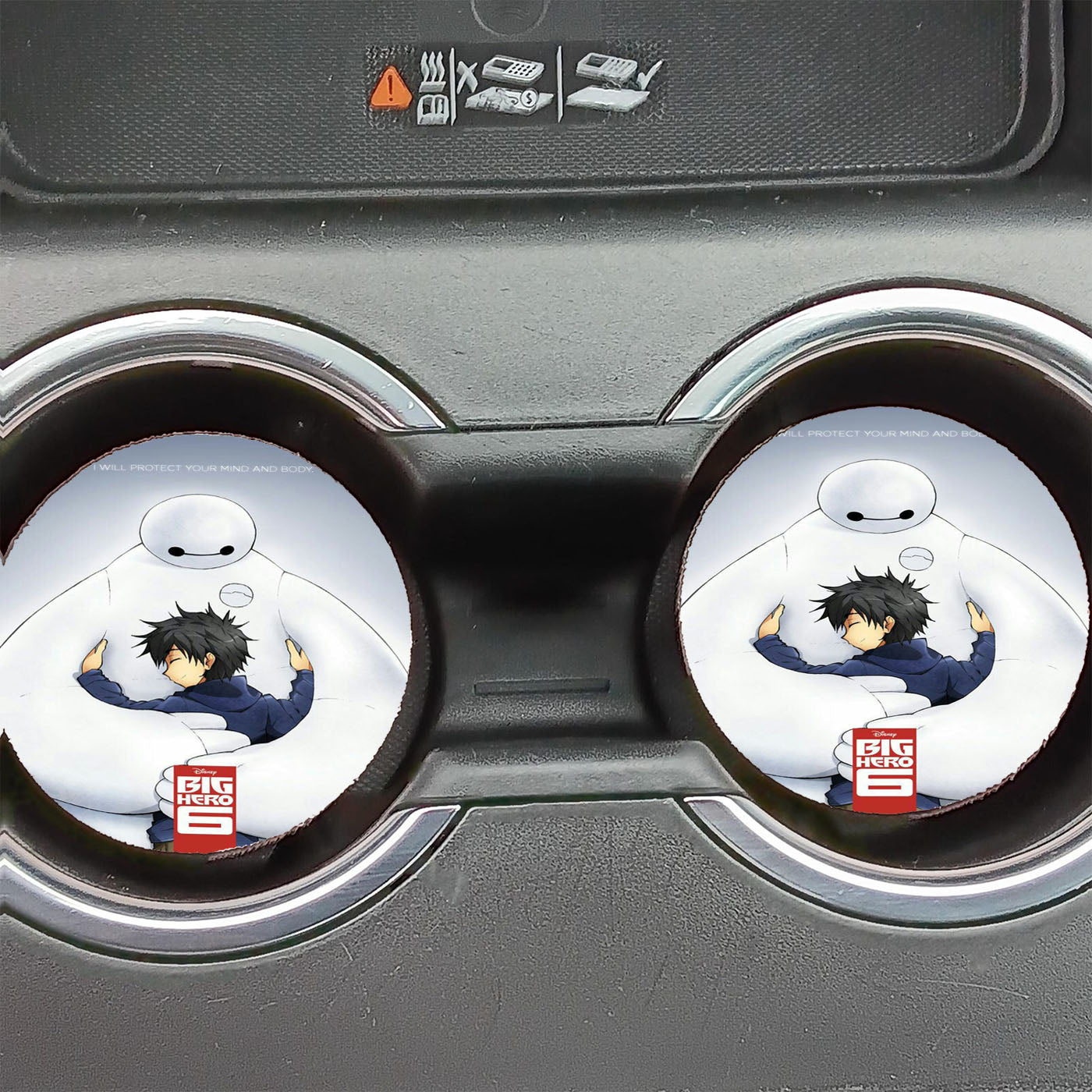 Big Hero 6 Disney Mind And Book Car Coasters