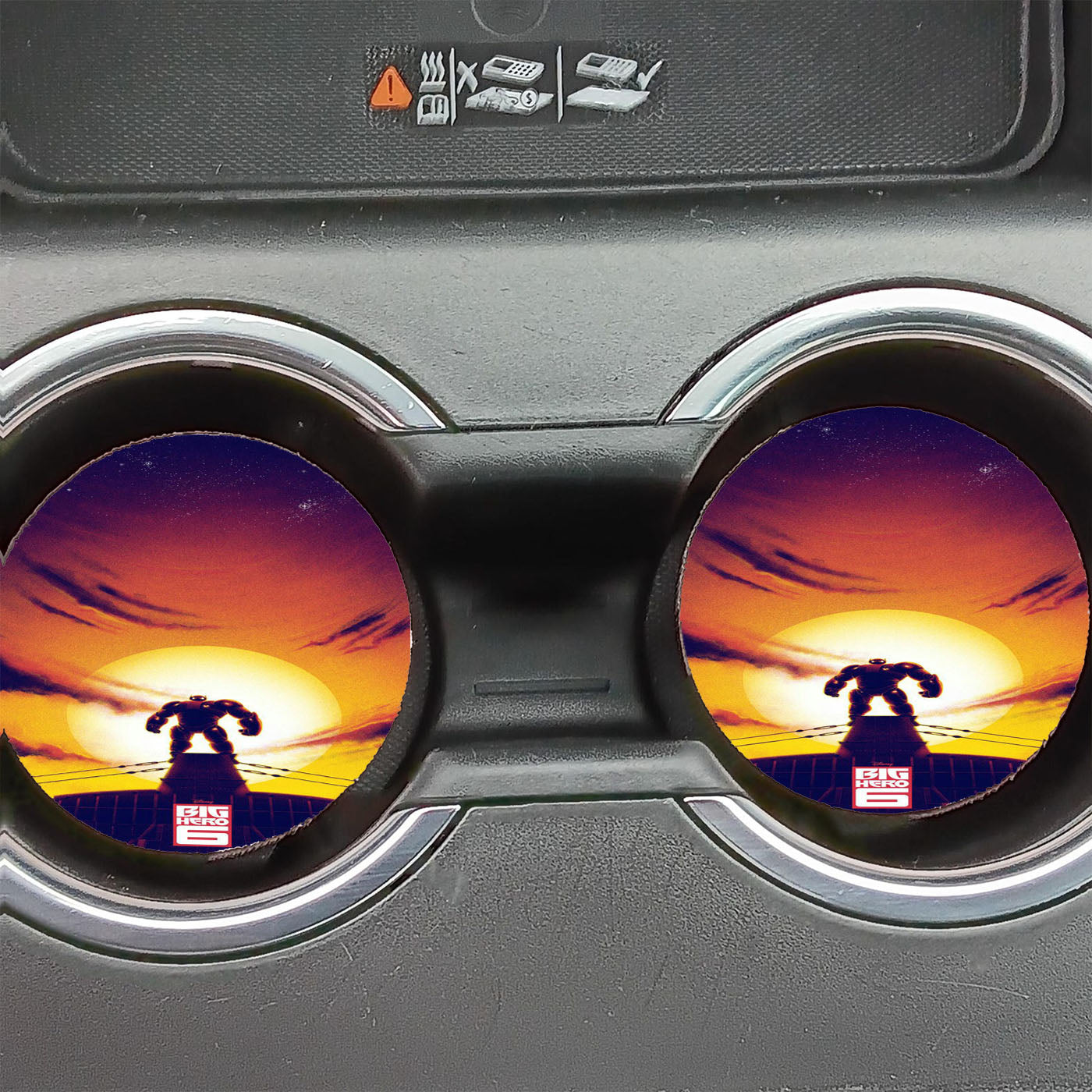 Big Hero 6 Disney Robots Car Coasters