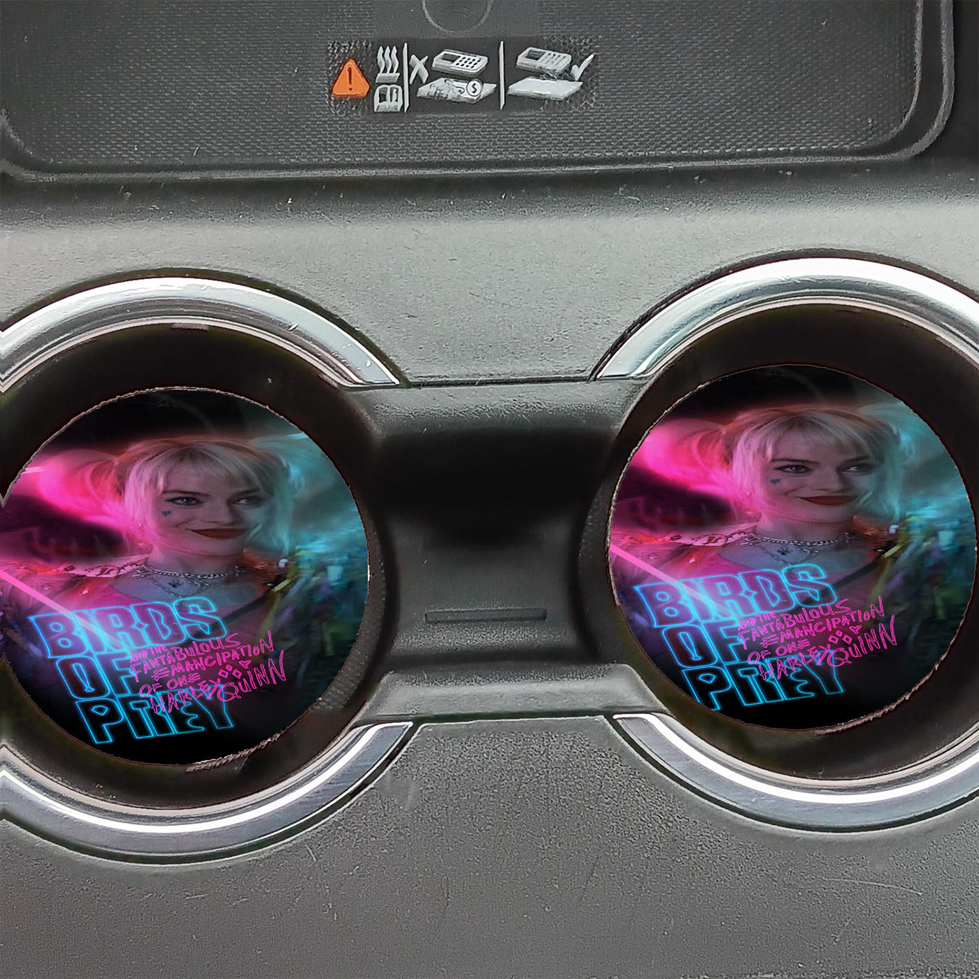 Birds Of Prey Harley Quinn Movie Quotes Car Coasters
