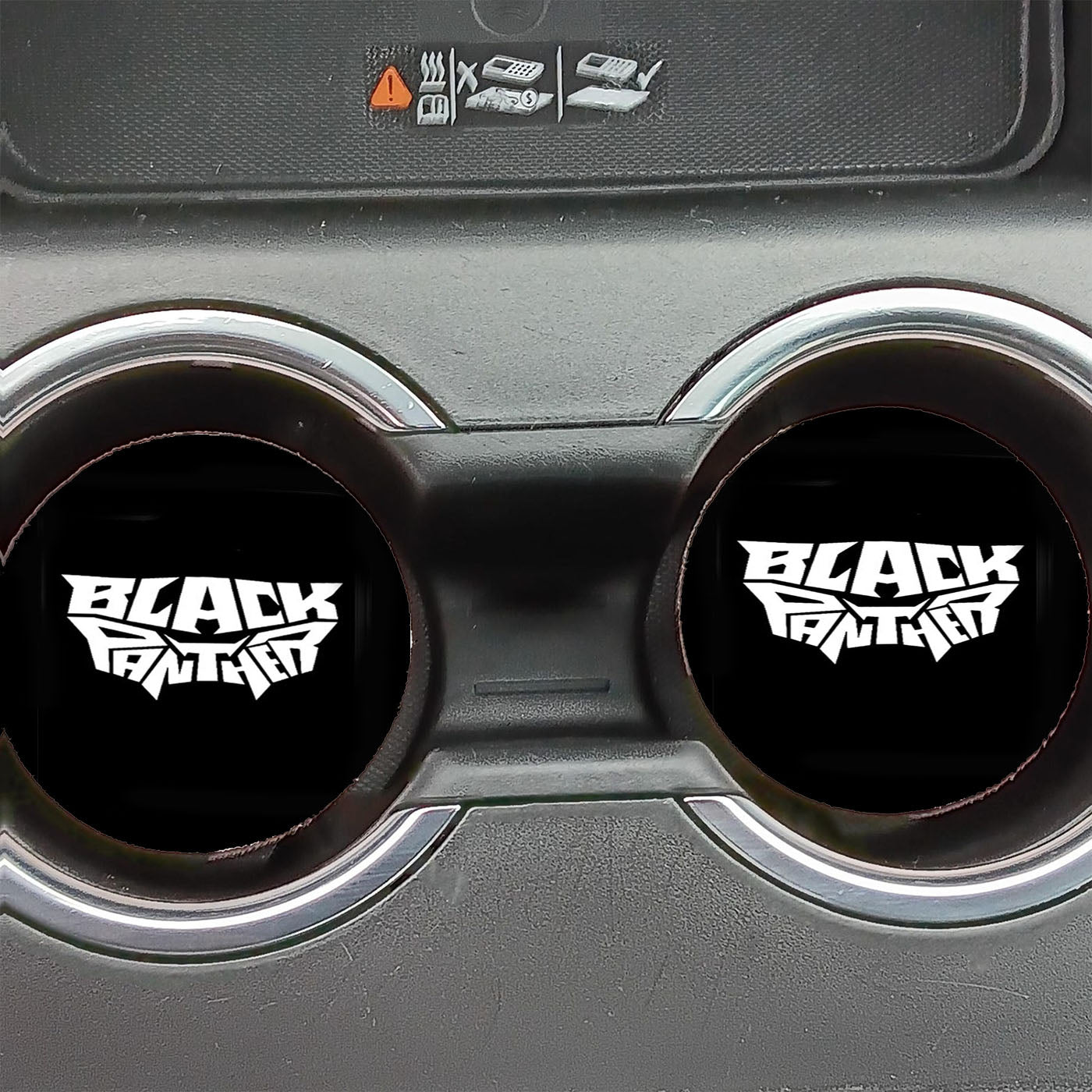 Black Lives Matter Marvel Comics Wakanda Black Panther Car Coasters