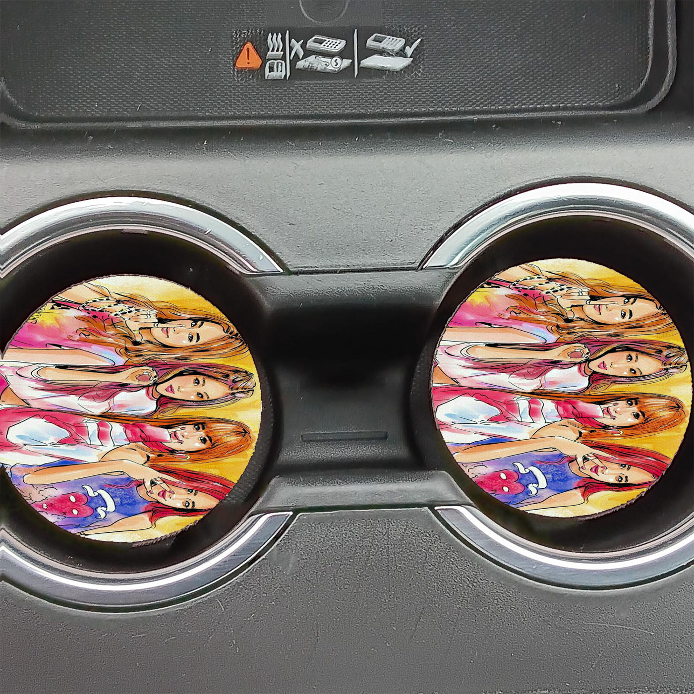 Blackpink Art Car Coasters
