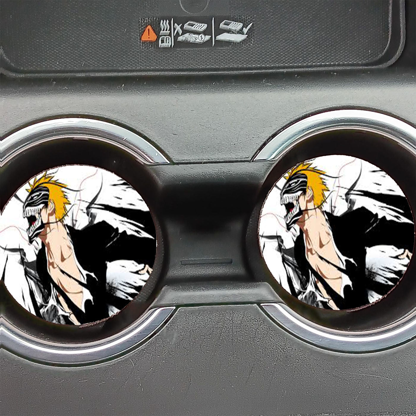 Bleach Ichigo Hollow Car Coasters
