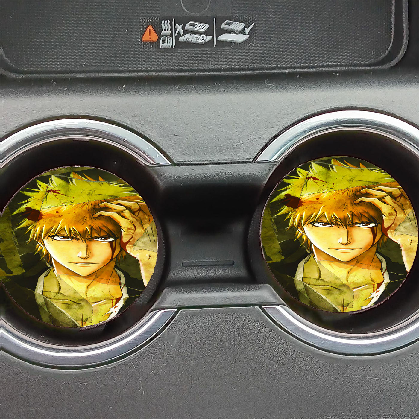 Bleach Ichigo Kurosaki Car Coasters