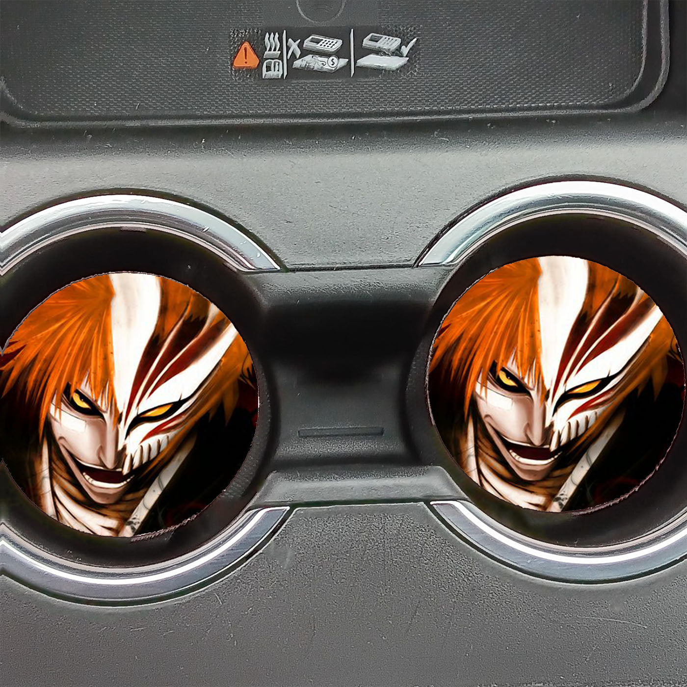 Bleach Ichigo Kurosaki Hollow Car Coasters