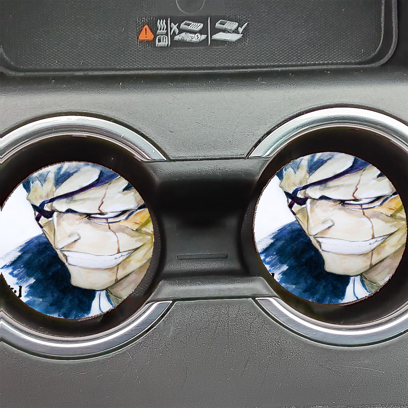 Bleach Zaraki Kenpachi Car Coasters