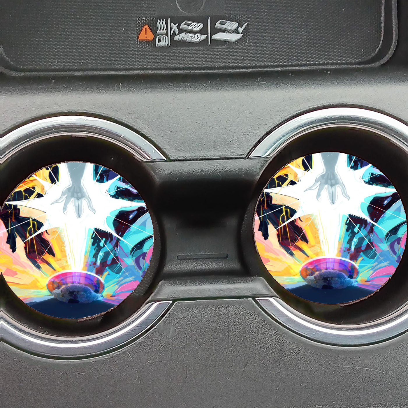 Blue And Yellow Diamond Steven Universe Car Coasters