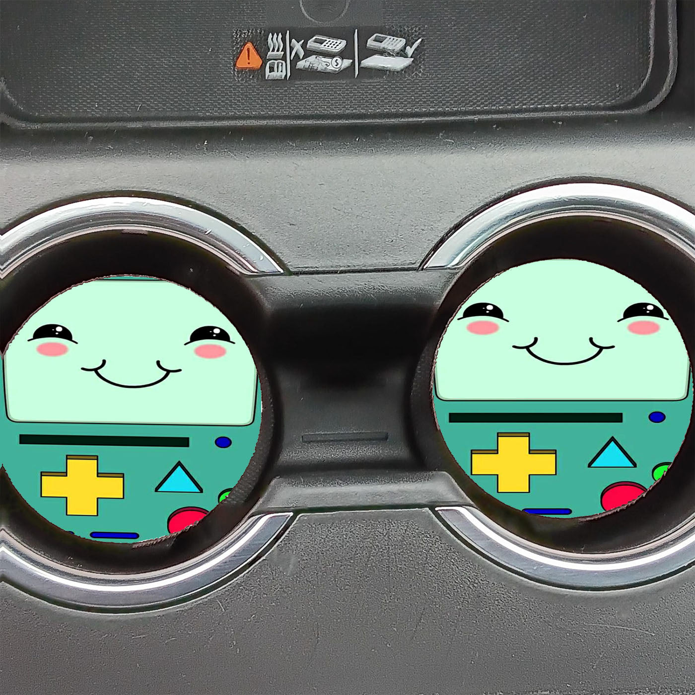 Bmo Smile Adventure Time Car Coasters