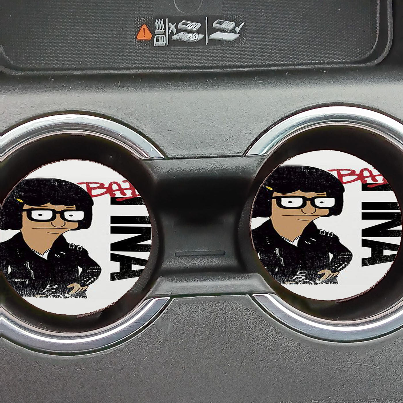 Bob'S Burgers Fans Tina Car Coasters