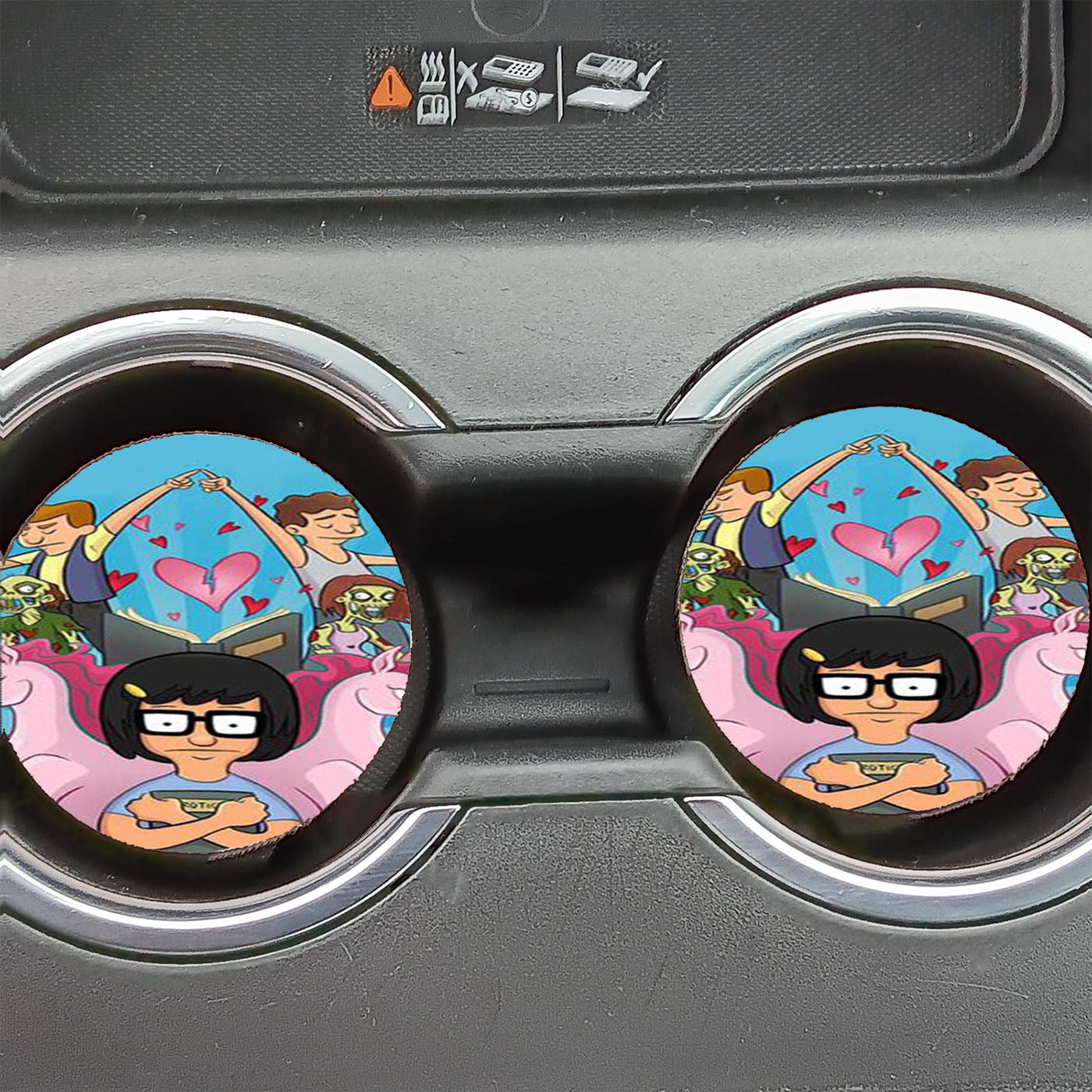 Bob'S Burgers Tina The Belchers Car Coasters