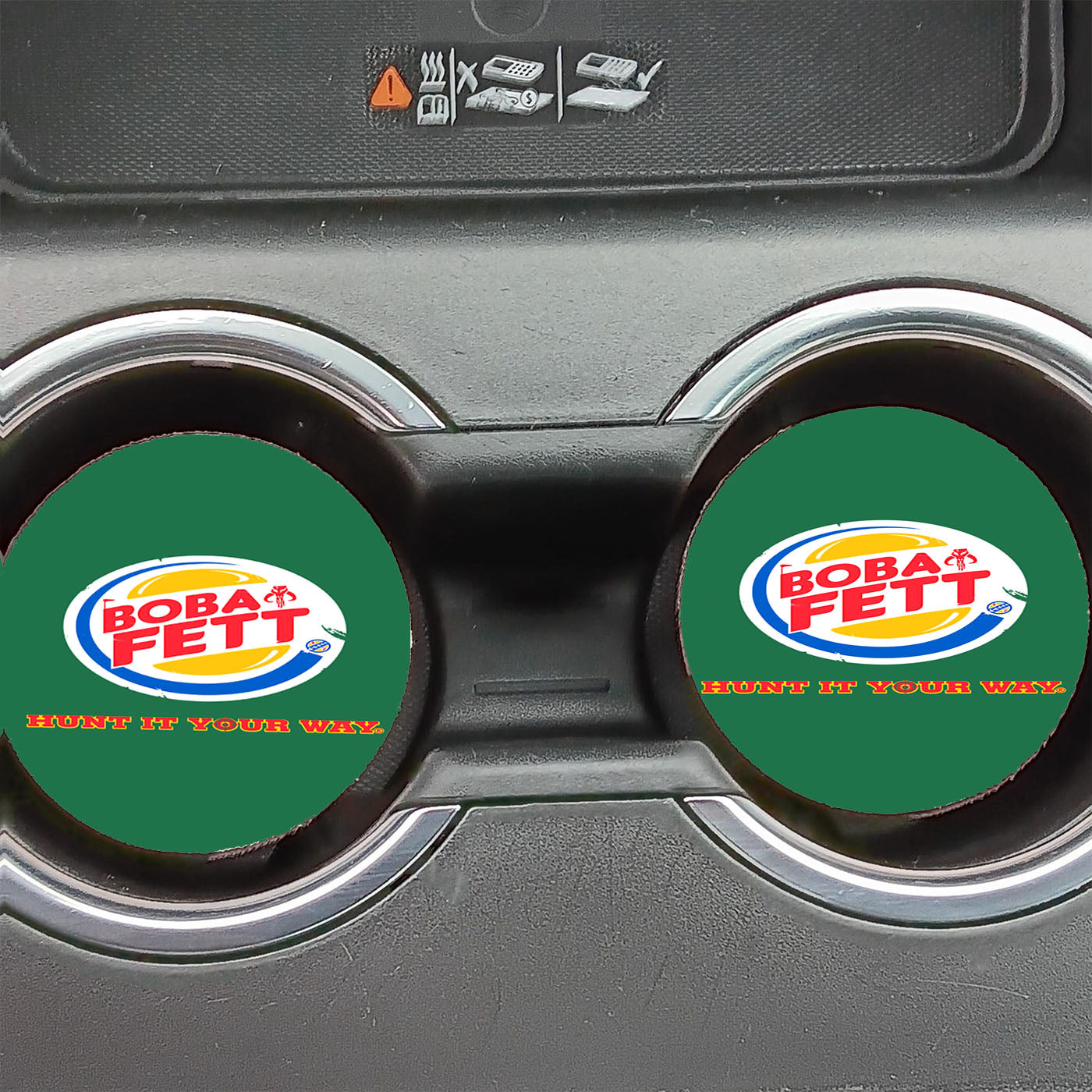Boba Fett Burger King Car Coasters