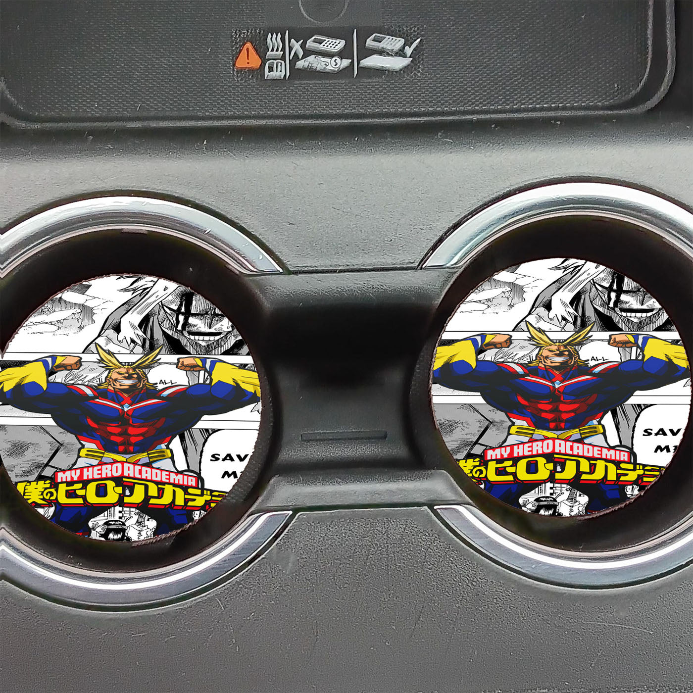 Boku No Hero Academi All Might Comics Car Coasters