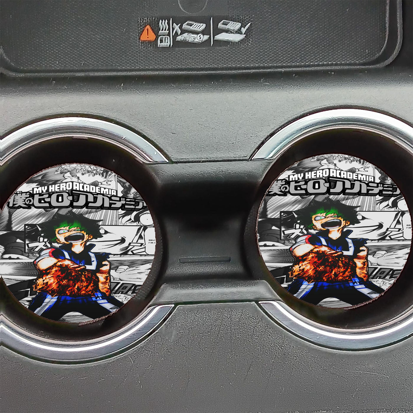 Boku No Hero Academi Comics Background Car Coasters