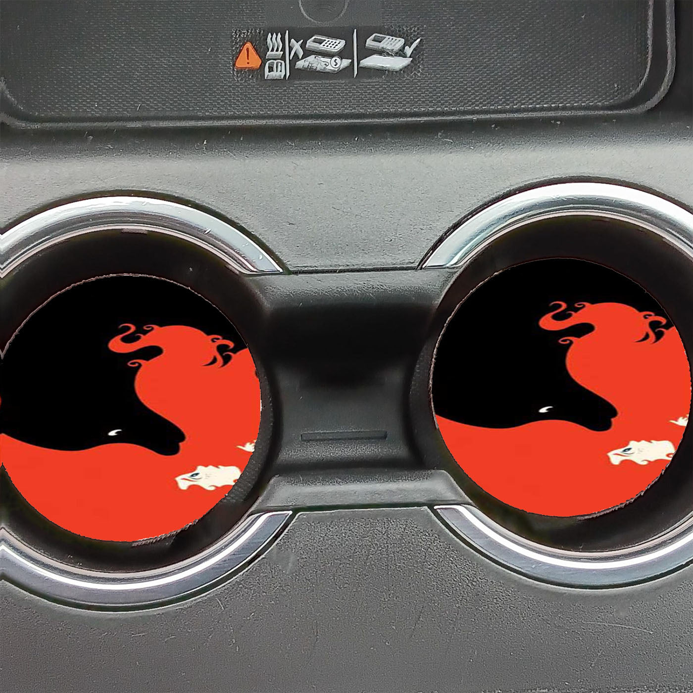 Brave Bear Car Coasters