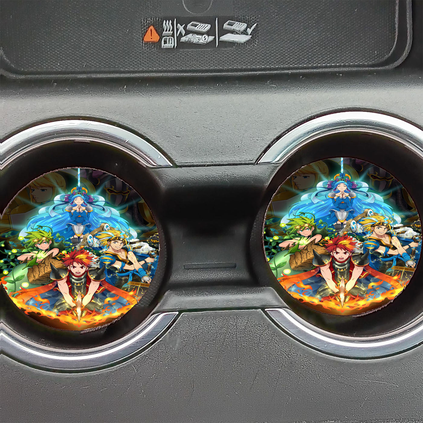 Brave Frontier Car Coasters
