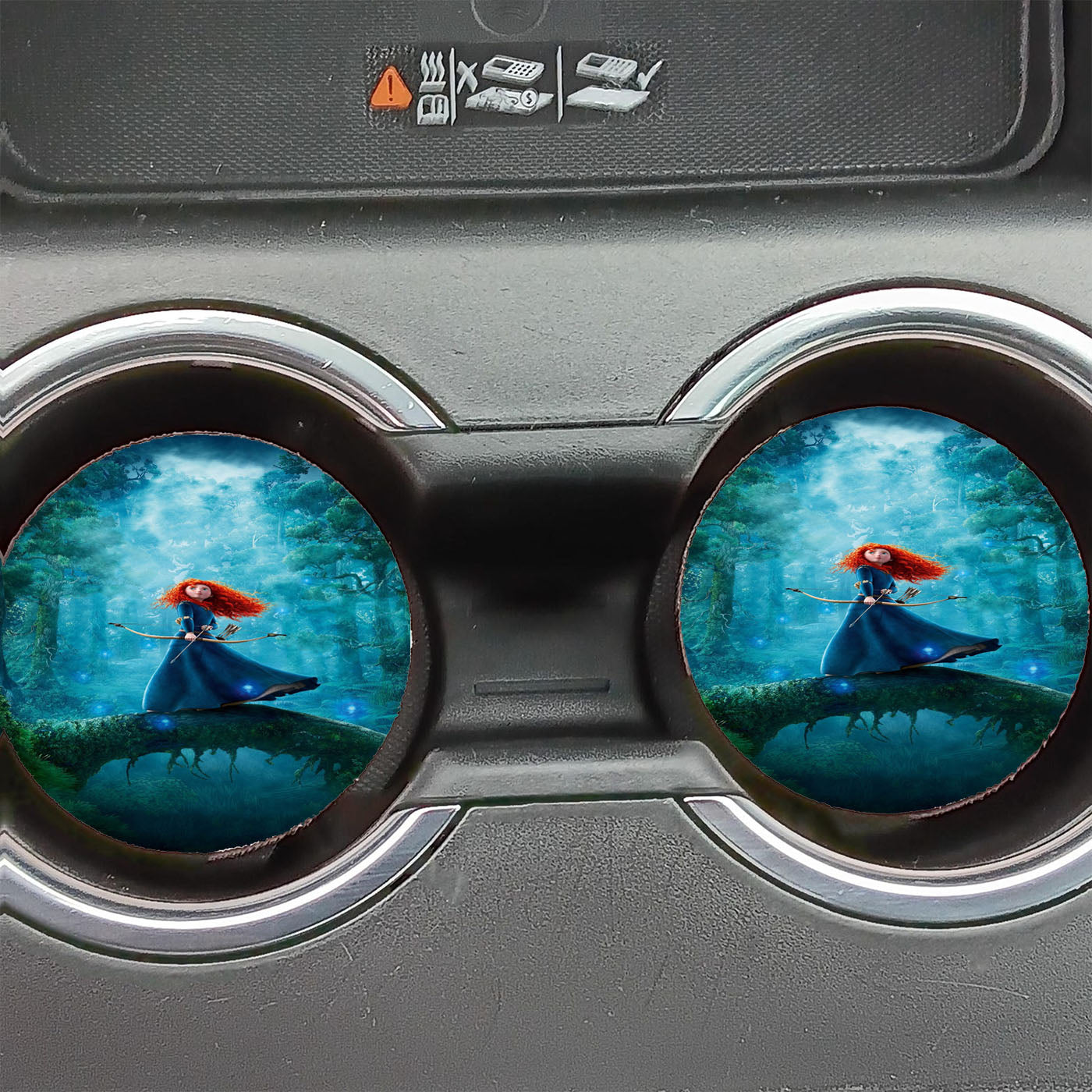 Brave Wallpaper For Iphone Car Coasters