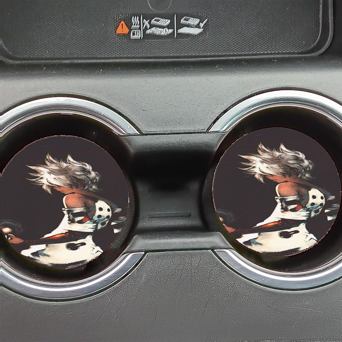 Bravely Second Car Coasters