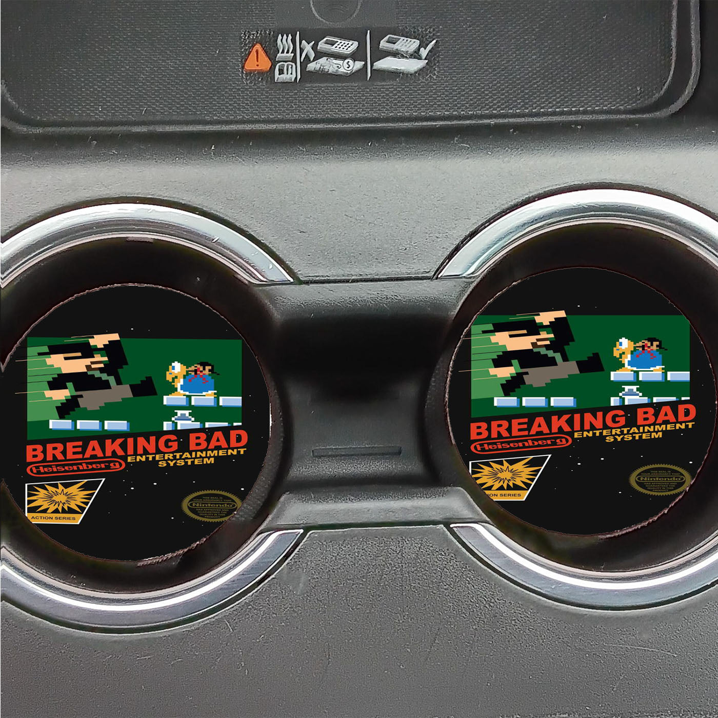 Breaking Bad Nintendo Mariobross Car Coasters