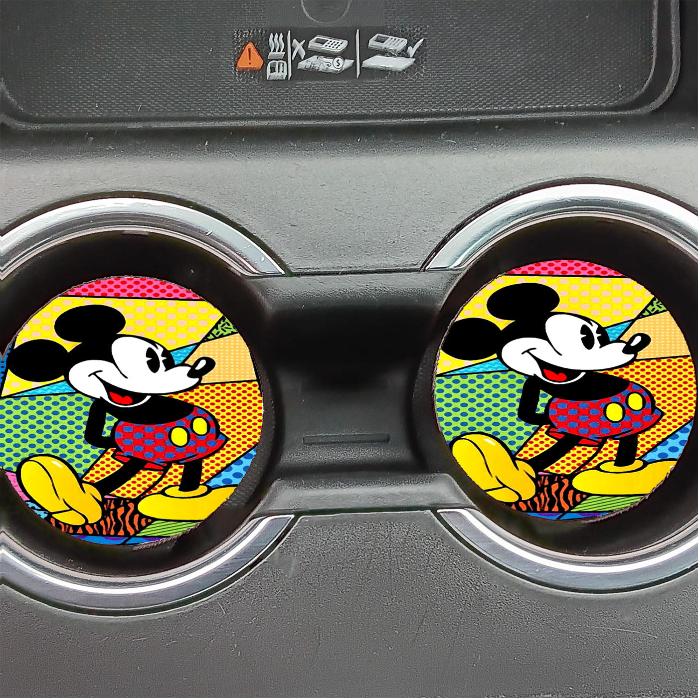 Britto Art Mickey Mouse Car Coasters