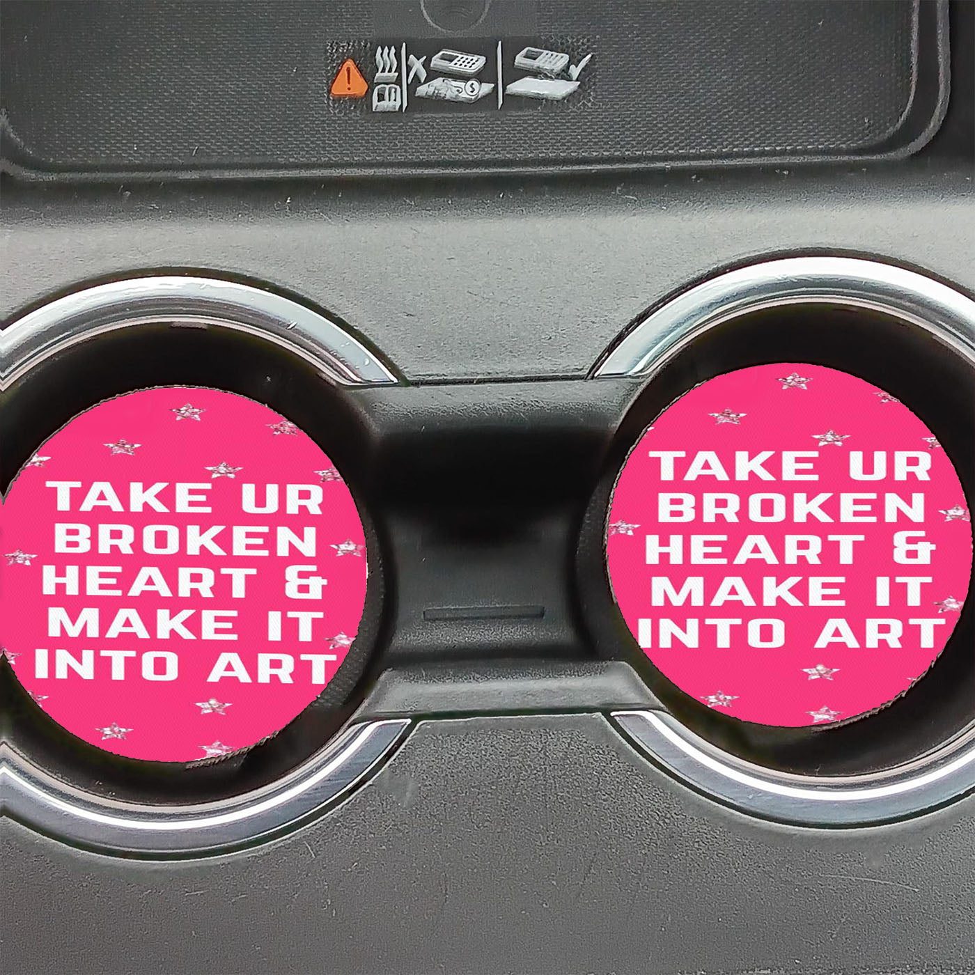 Broken Art  Car Coasters