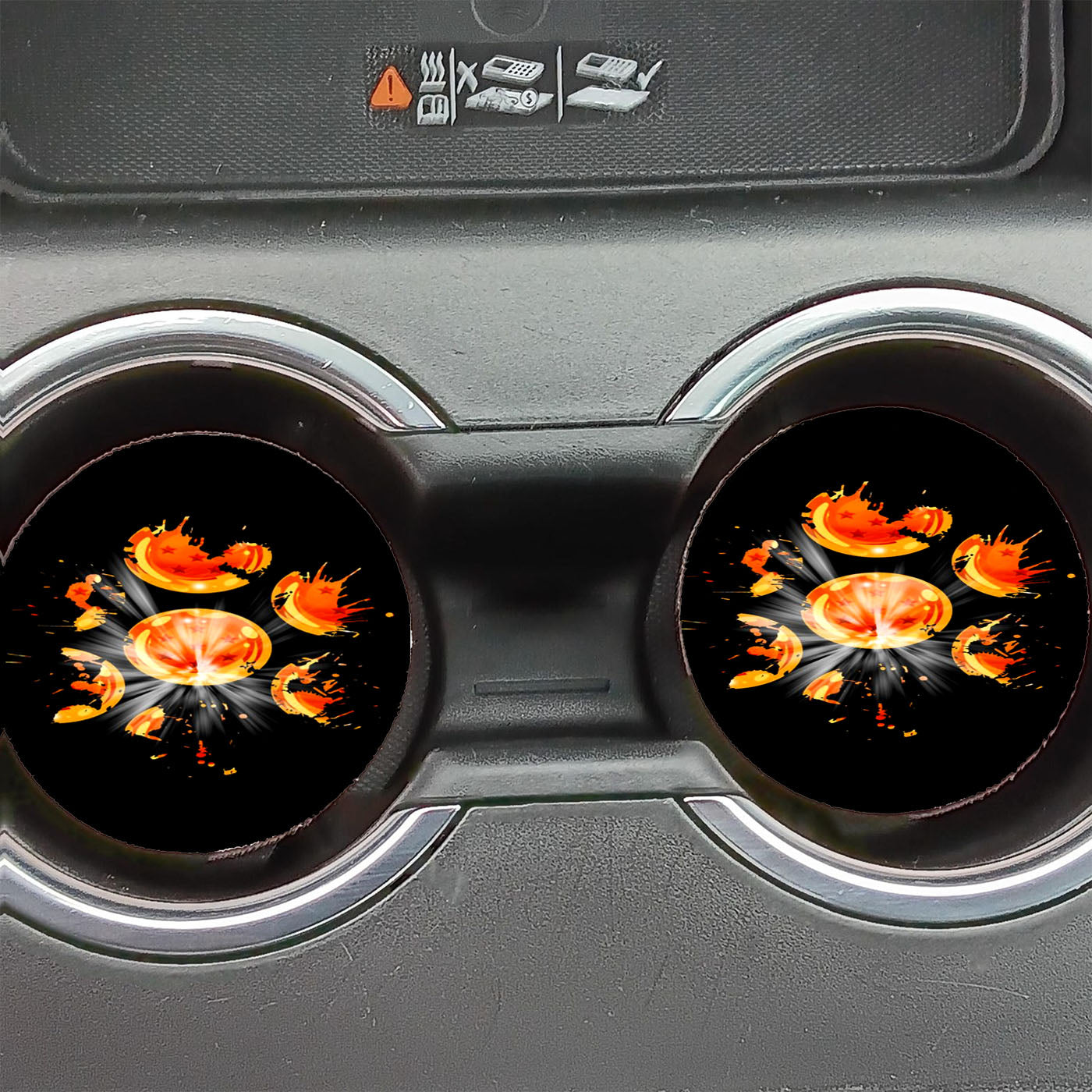 Broken Ball Dragon Ball Car Coasters