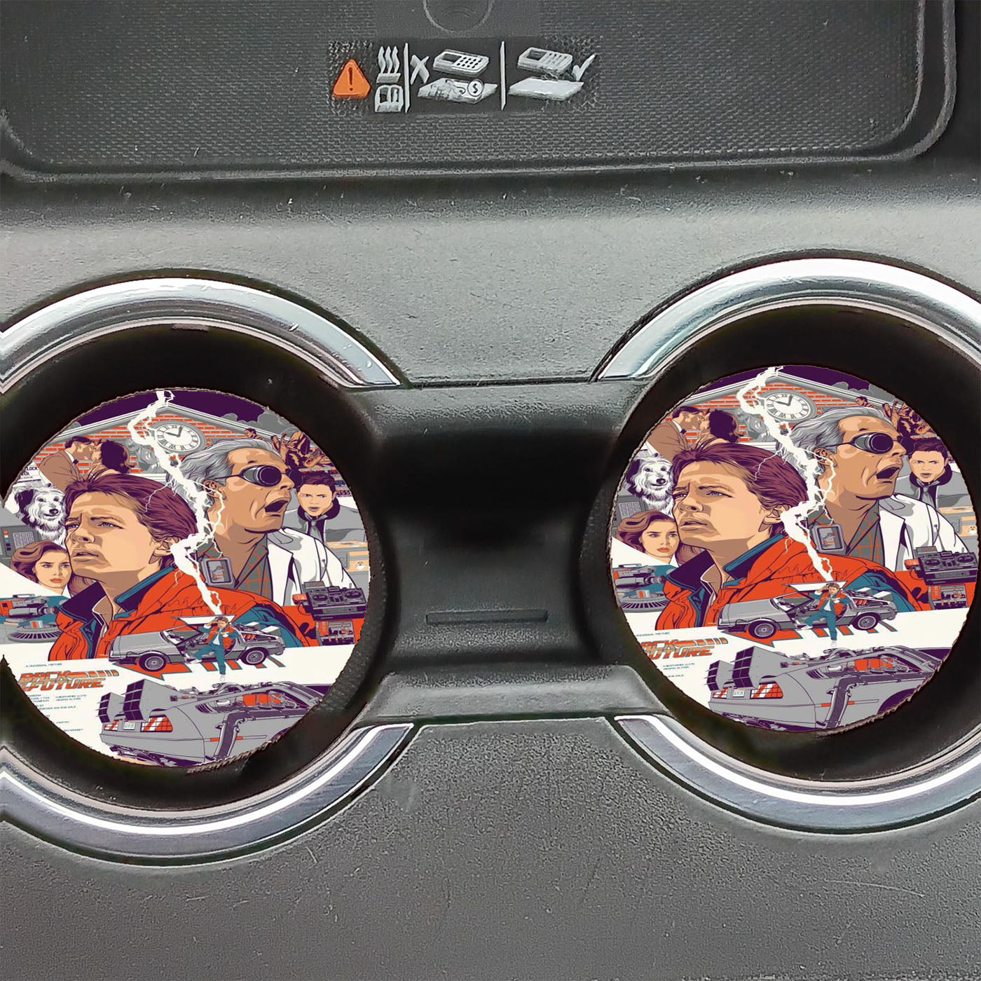 Burnote Comic Car Coasters