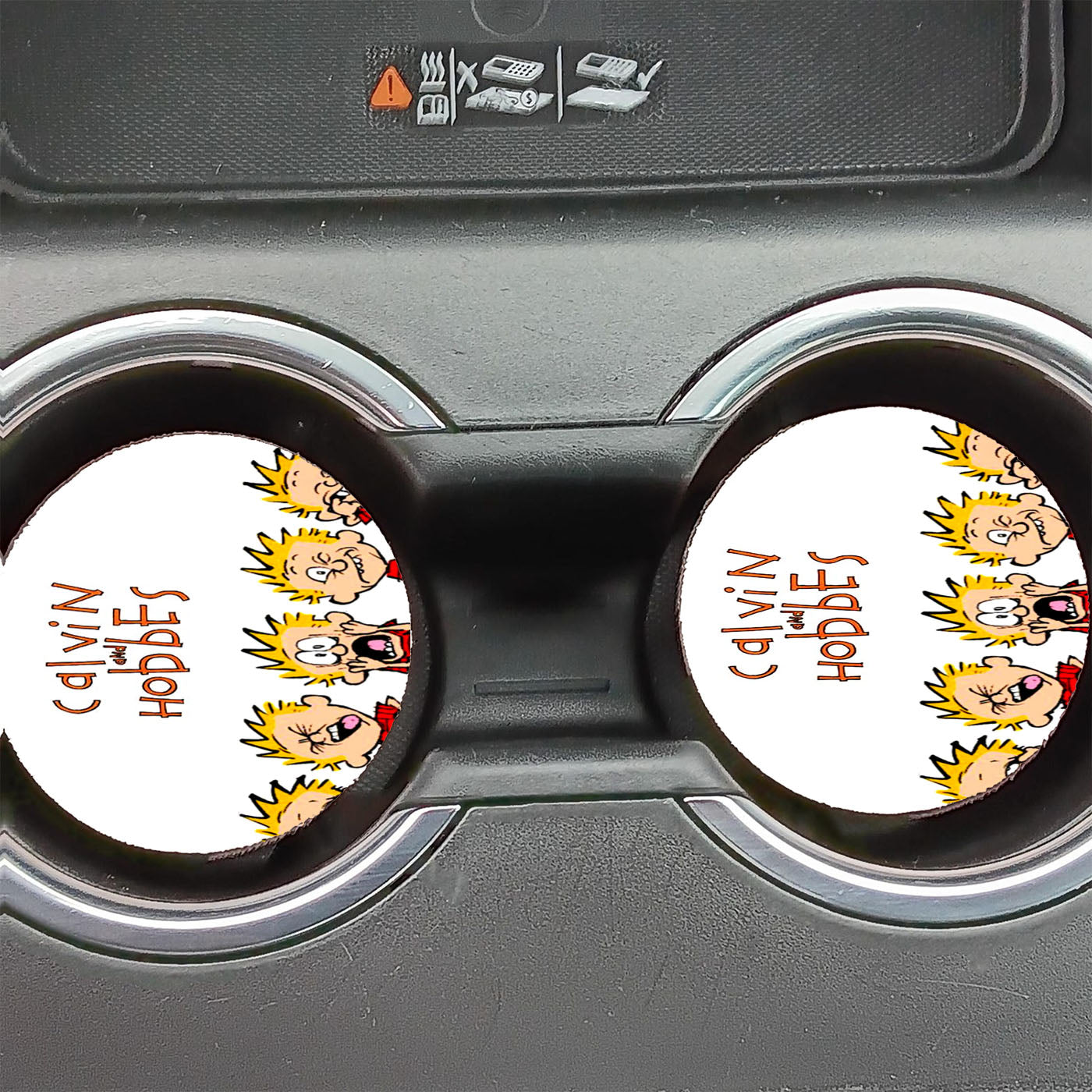 Calvin And Hobbes Movie Car Coasters