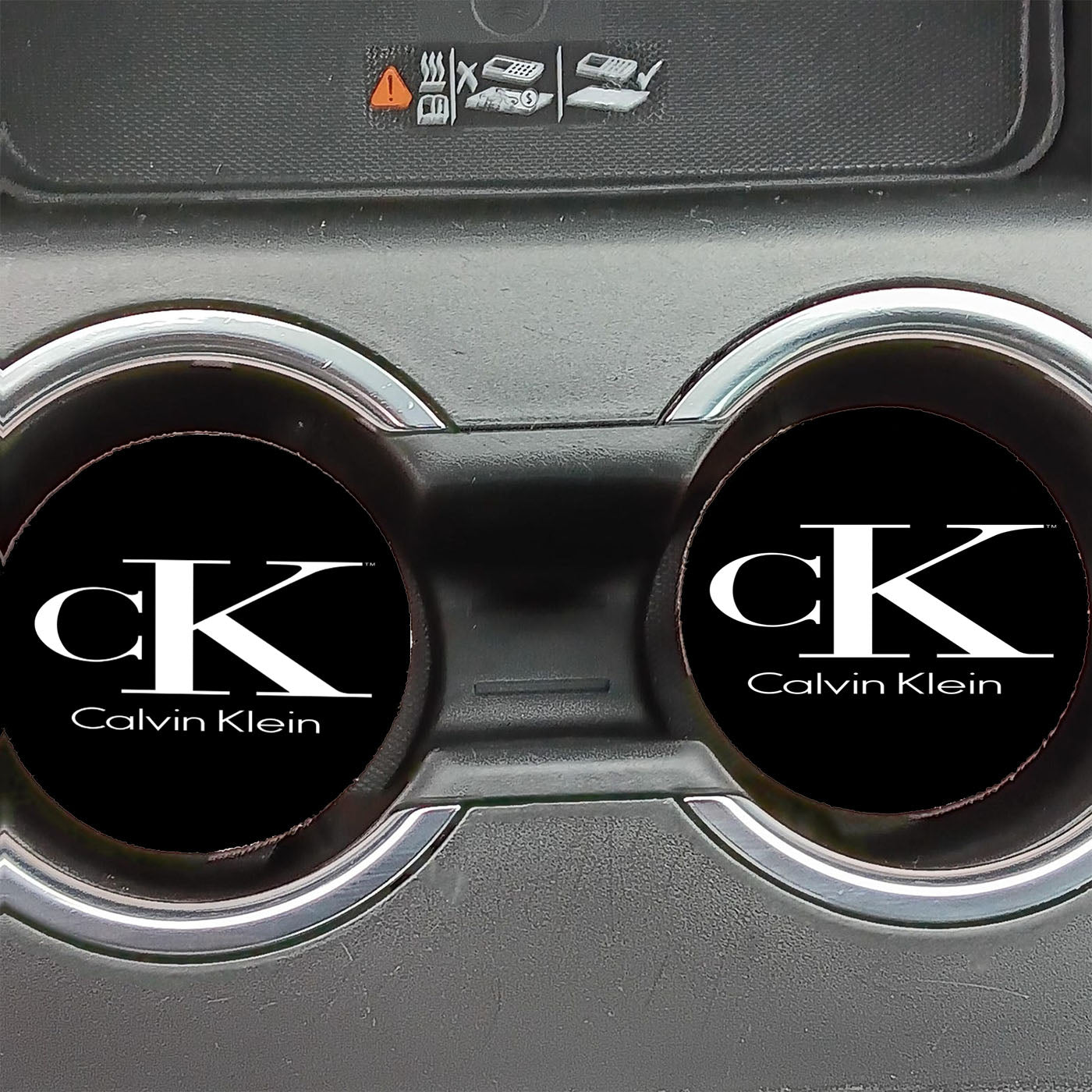 Calvin Klein Black Car Coasters