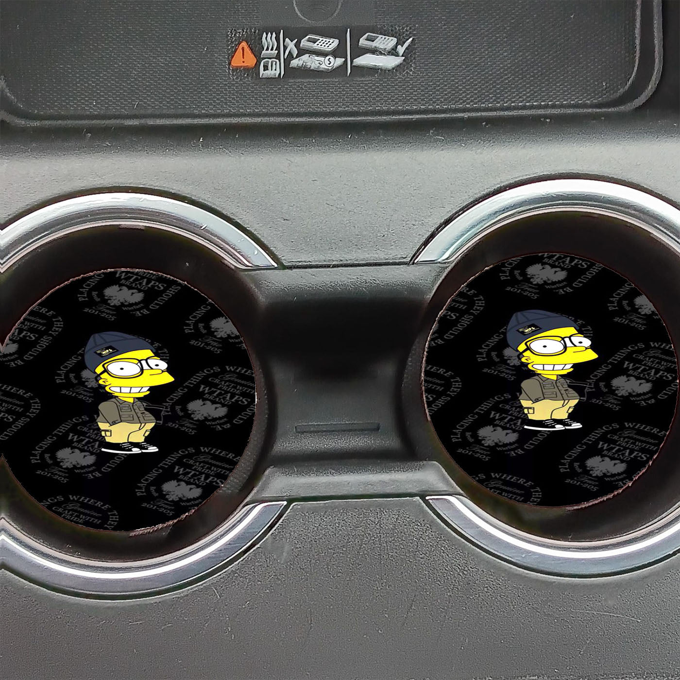 Cartoon And Dope The Simpsons Car Coasters