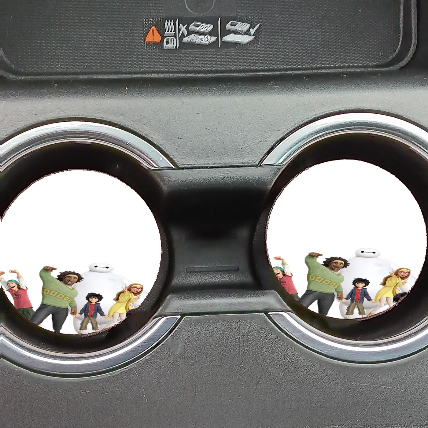 Cartoon Disney Big Hero 6 Car Coasters