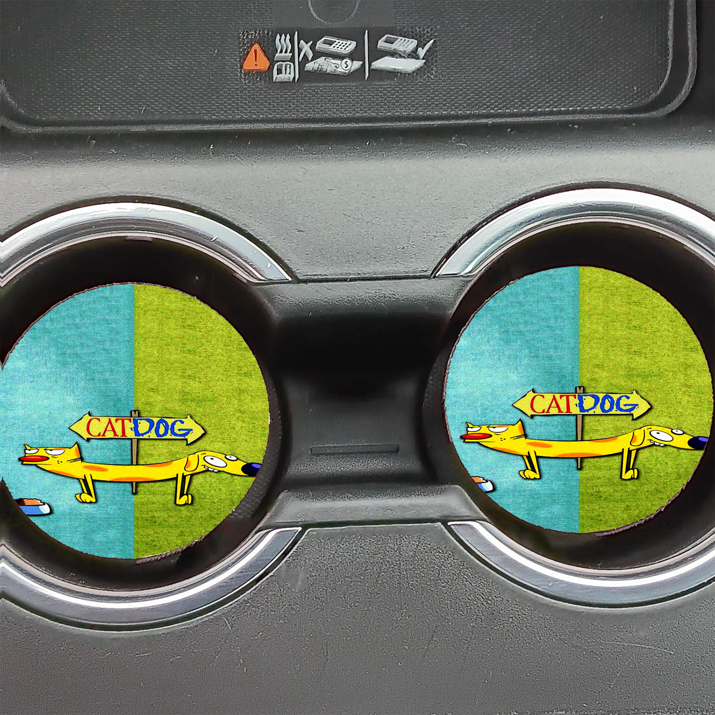 Catdog Poster Car Coasters