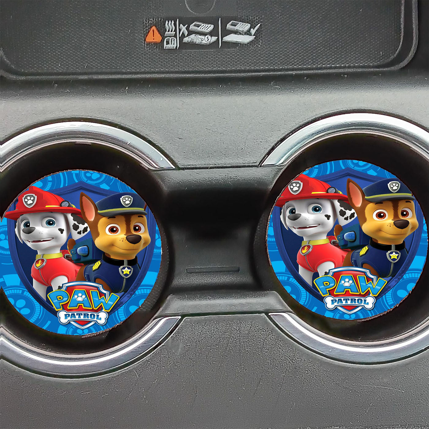 Chase And Marshall Paw Patrol Car Coasters
