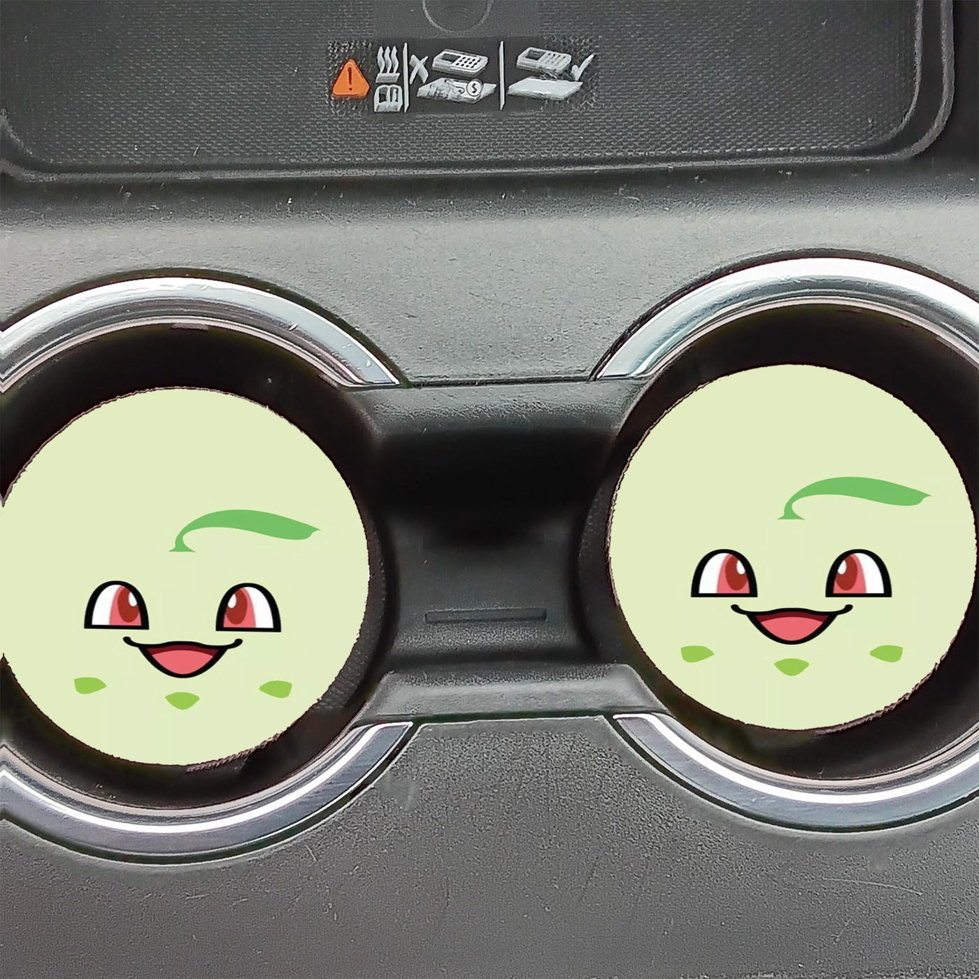 Chikorita Pokemon Car Coasters