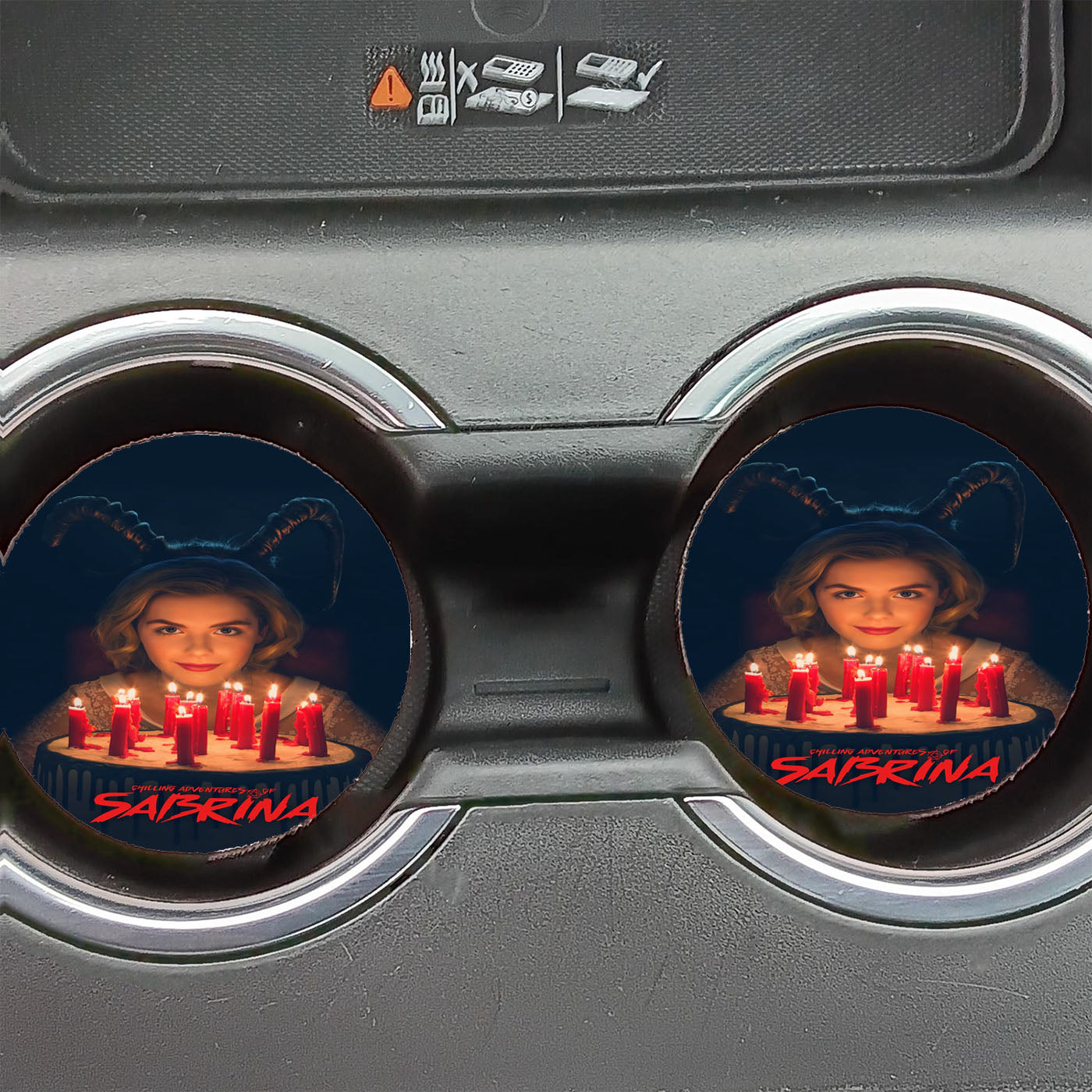 Chilling Adventures Of Sabrina Wallpaper Car Coasters