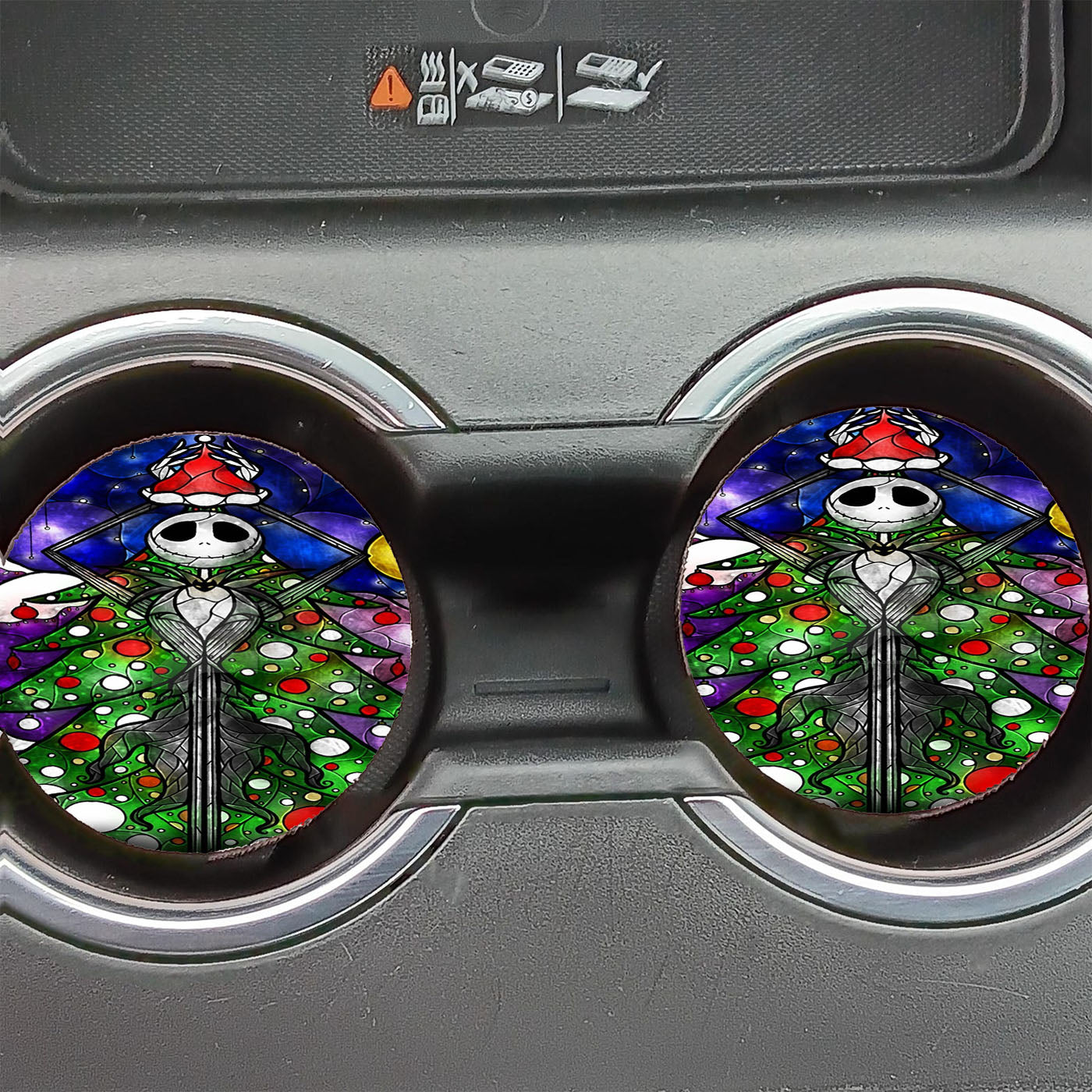 Christmas Jack Skellington Nightmare Car Coasters