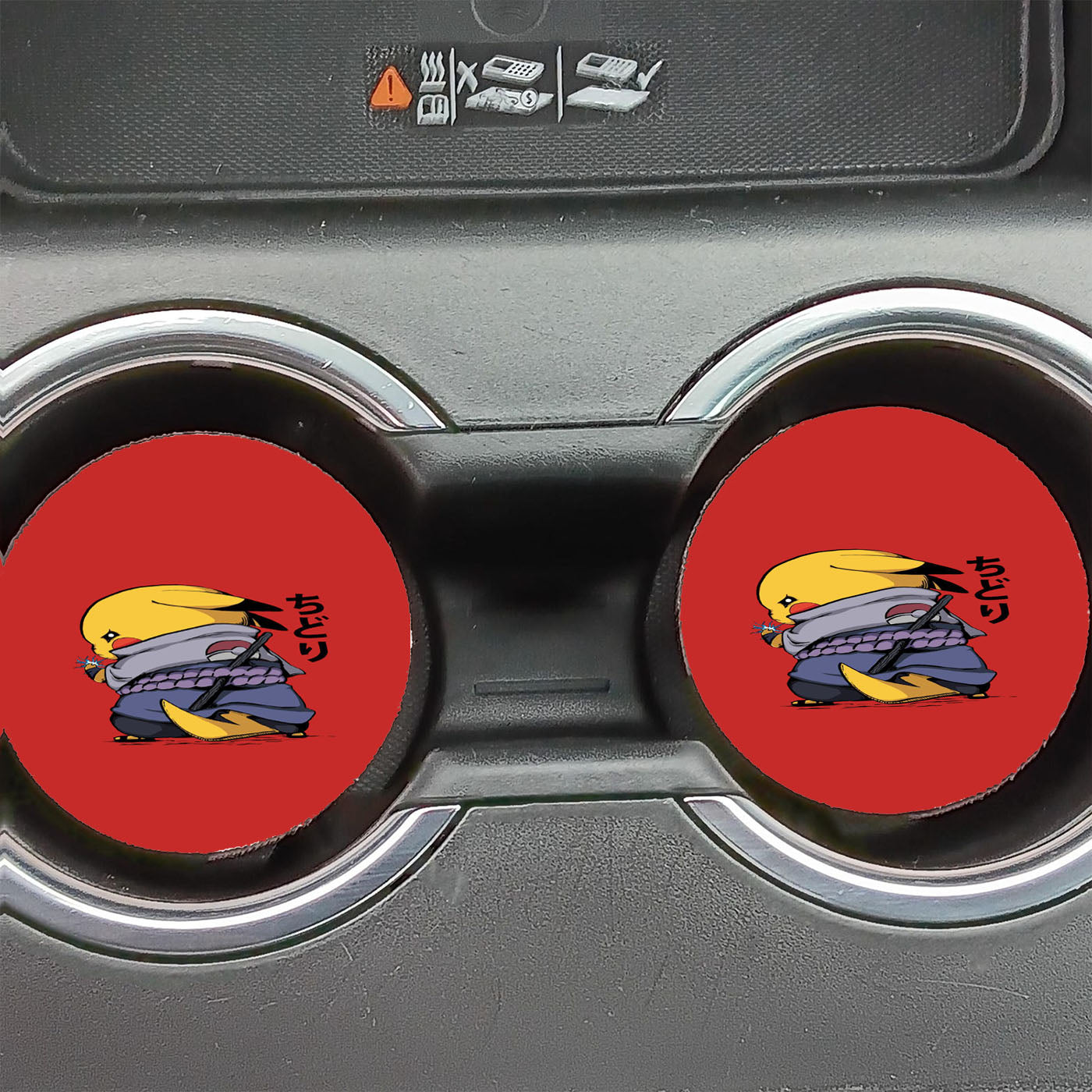 Chudori Pikachu Sasuke Chidori Car Coasters