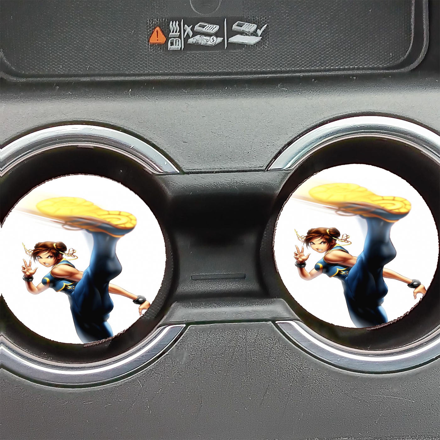Chunli Street Fighter Car Coasters