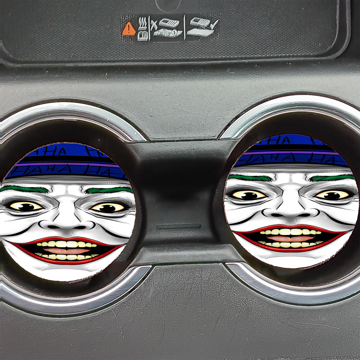 Classic Joker Laugh Car Coasters