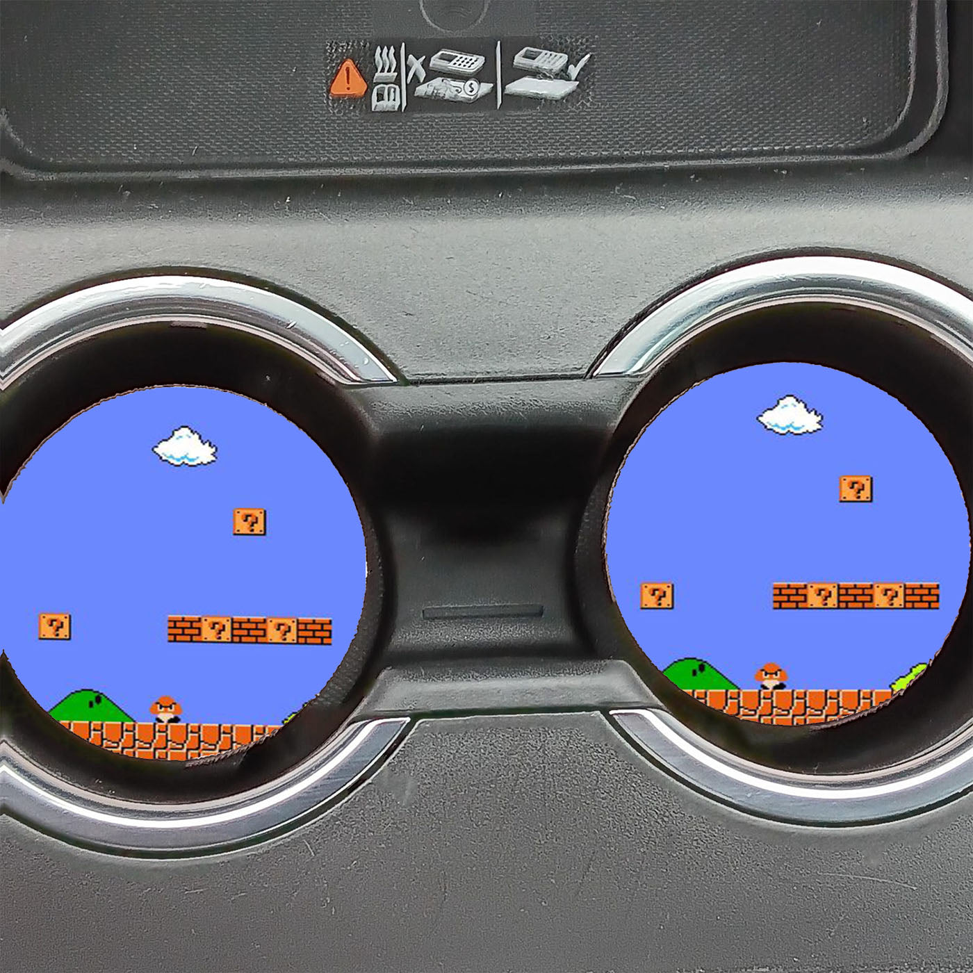 Classic Super Mario Bros Car Coasters